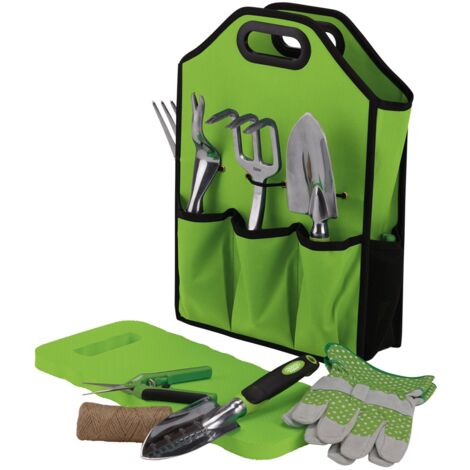 Draper 08998 Aluminium Garden Tool Set with Storage Bag (11 Piece)