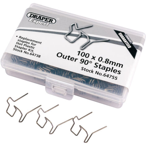 Draper 0.8MM Double U Staples (50) (64755)