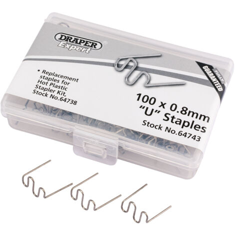 Draper 0.8MM U Staples (50) (64743)