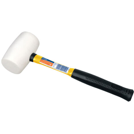 Draper 09119 Rubber Mallet with Fiberglass Handle for Heavy-Duty Impact and Precision Work