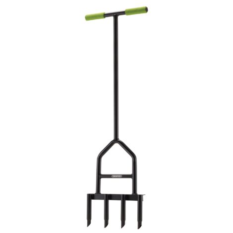 Draper 09973 4-Prong Lawn Aerator for Improved Soil Health and Lawn Care