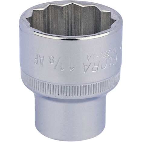 Draper 1-1/8" AF Bi-Hexagon Socket for 1/2" Square Drive (Model 24492)