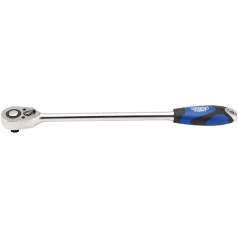 Draper 1/2" Drive 48-Tooth Extra Long Reversible Quick-Release Soft Grip Ratchet (Model 26591)