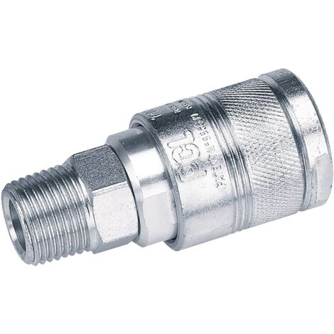 Draper 1/2 Inch BSP Male Thread Air Line Coupling (Model 25857)