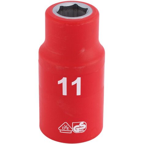 Draper 1/2 Sq. Dr. Fully Insulated VDE Socket (11mm) (31784)