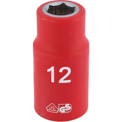 Draper 1/2 Sq. Dr. Fully Insulated VDE Socket (12mm) (31785)