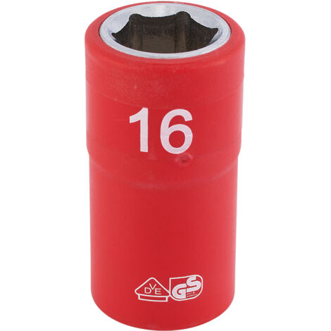 Draper 1/2 Sq. Dr. Fully Insulated VDE Socket (16mm) (31843)
