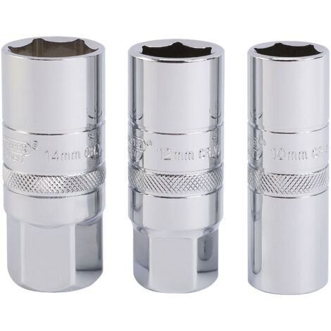 Draper 1/2" Sq Dr Set of Spark Plug Sockets (3 piece) (16784)