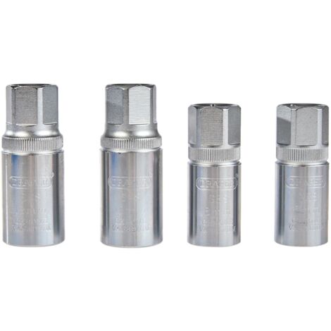 Draper 1/2" Square Drive 4 Piece Stud Extractor Set (55641)