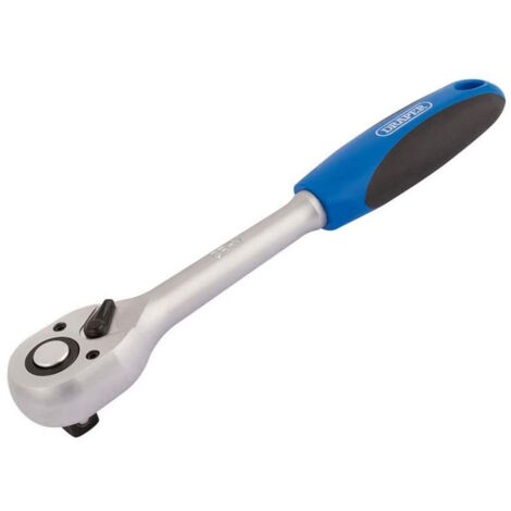 Draper 1/2" Square Drive 72 Tooth Reversible Soft Grip Ratchet - 16429
