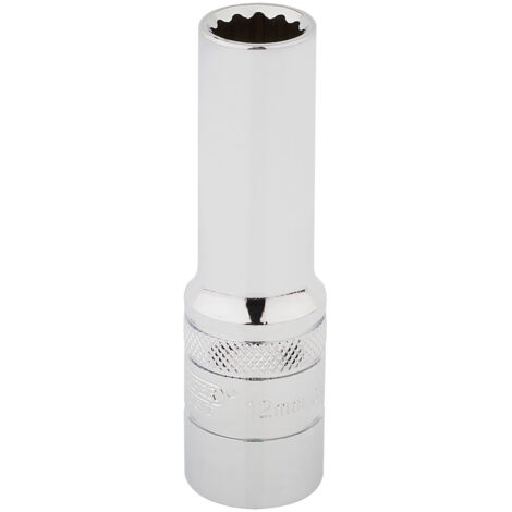 Draper 1/2 Square Drive Hi-Torq&174 12 Point Deep Socket (12mm) (33731)