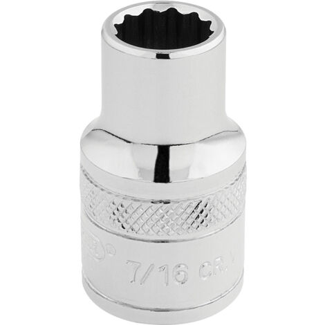 Draper 1/2 Square Drive Hi-Torq&174 12 Point Socket (7/16) (33600)