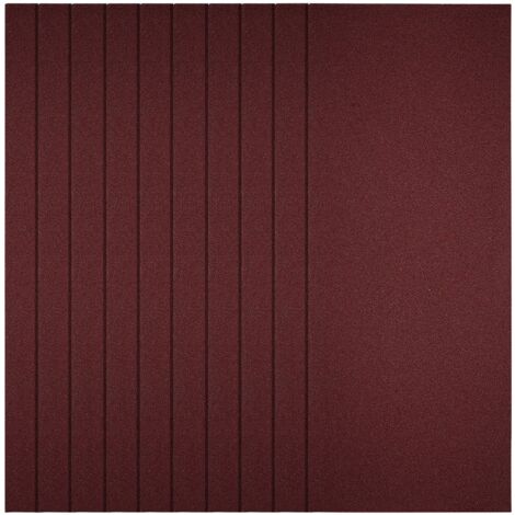 Draper 1/3 Sanding Sheets, 93 x 230mm, 120 Grit, Pack of 10