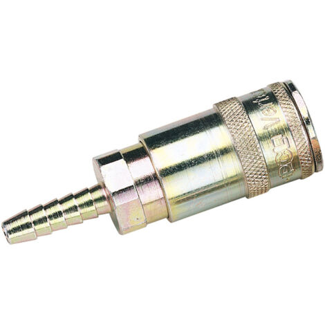 Draper 1/4" Bore Vertex Air Line Coupling with Tailpiece (51414)