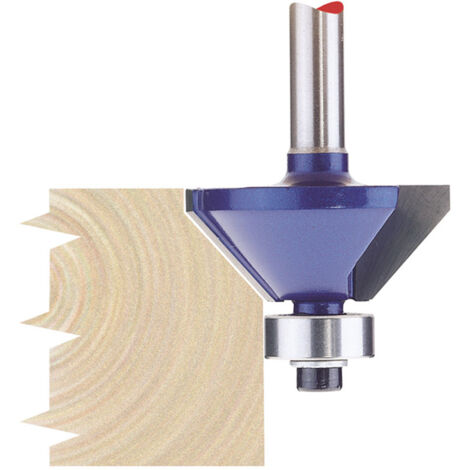 Draper 1/4" Chamferring 30mm x 45&deg TCT Router Bit (75340)