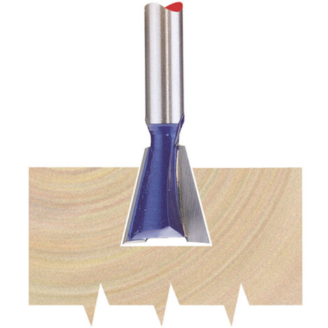 Draper 1/4" Dovetail 14mm Dia. TCT Router Bit (75346)