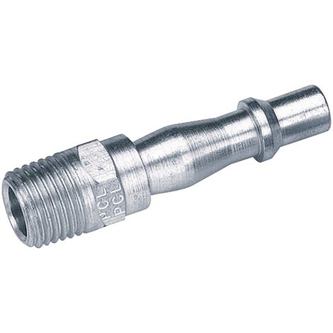 Draper 1/4" Male Thread PCL Coupling Screw Adaptor (Sold Loose) - Model 25790