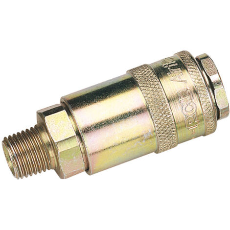 Draper 1/4" Male Thread PCL Tapered Airflow Coupling (Sold Loose) (37833)