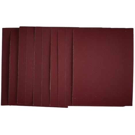 Draper 1/4 Sanding Sheets, 115 x 150mm, 240 Grit, Pack of 10