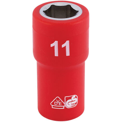 Draper 1/4 Sq. Dr. Fully Insulated VDE Socket (11mm) (31485)