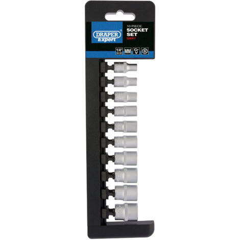 Draper 1/4" Sq. Dr. Metric Socket Set (10 Piece) (50067)