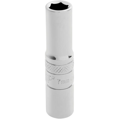 Draper 1/4 Square Drive Hi-Torq&174 6 Point Deep Socket (7mm) (32661)