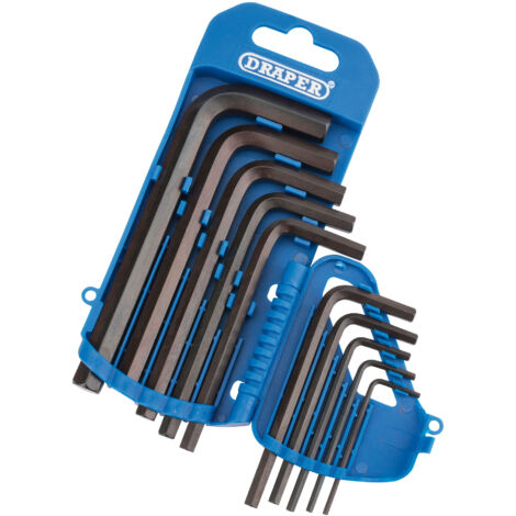 Draper 10-Piece Metric Hexagon Key Set with Holder (Model 33687)