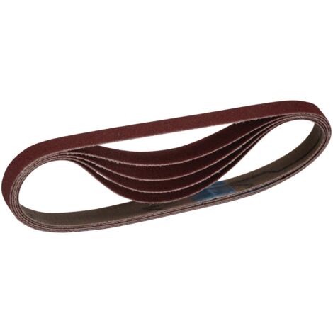 Draper 10 x 330mm Cloth Sanding Belt, 180 Grit, Pack of 5