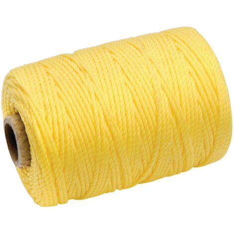 Draper 100M Yellow Polypropylene Brick Line (Model 27429)