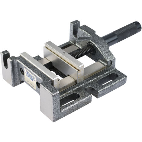 Draper 100mm (4-inch) 3-Way Drill Press Vice - Heavy-Duty Metalworking Clamp (Model 64585)