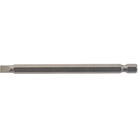 Draper 100mm (4-inch) 5.5mm Plain Slot P.Slot S/D Bit with 1/4" Hex Shank – E-Shank Insert Bits