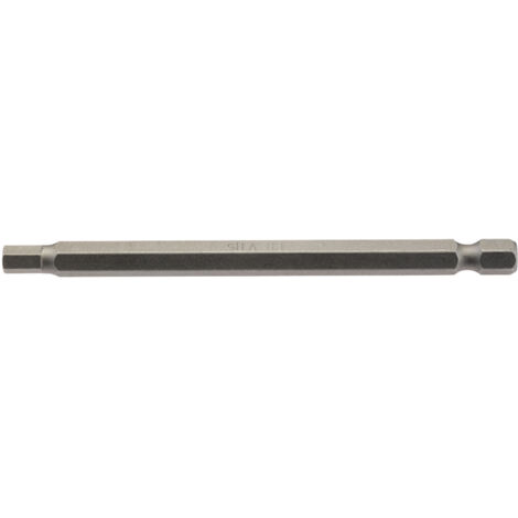 Draper 100mm Hex Shank Insert Bit Set – 5.0mm Hexagonal E-Shank, 1/4" Drive, 64374