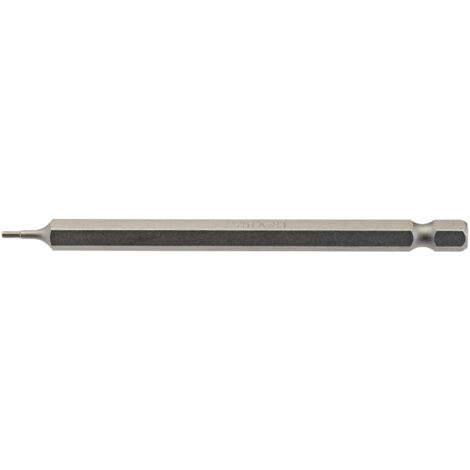 Draper 100mm Long 1.5mm Hexagonal Insert Bit with 1/4" Hex Shank (Model 64369)