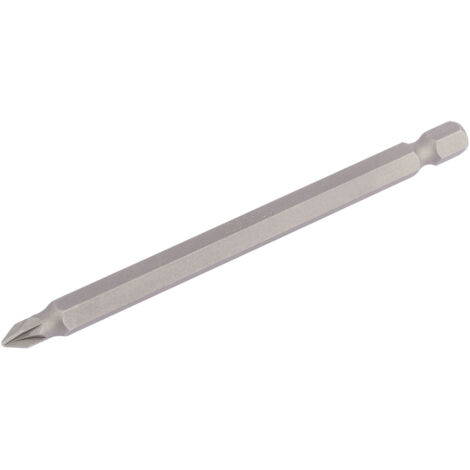 Draper 100mm No. 1 Phillips Screwdriver / Pozidriv (PZ) Insert Bit with 1/4" Hex Shank, Type E