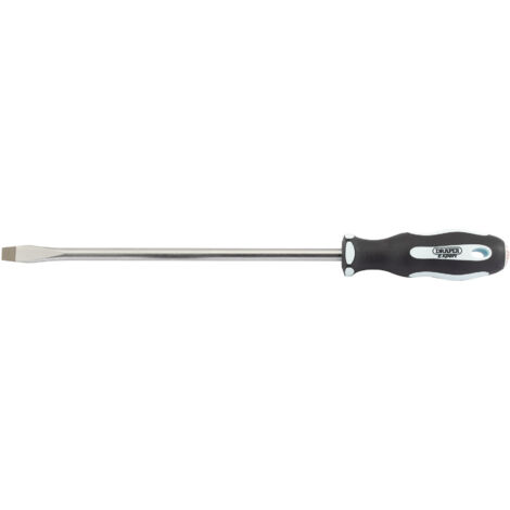 Draper 10x250mm Soft Grip Plain Slot Screwdriver - Model P34981