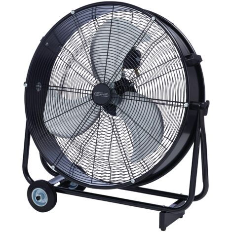 Draper 110V 24-Inch (610mm) Drum Fan with 125W Power for Industrial Cooling