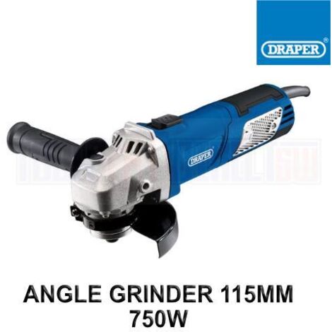 Draper 115mm Angle Grinder (750W) (56480)