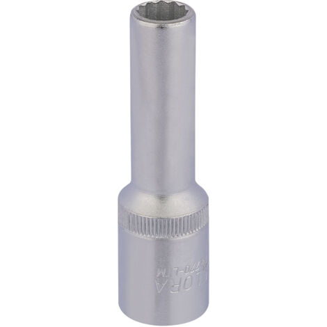 Draper 11mm Bi-Hex Deep Socket for 1/2" Square Drive – Metric Deep Hexagon Socket, Model 11931