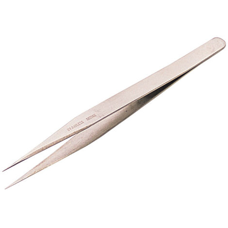 Draper 120mm Fine Point Straight Tweezers (19670)