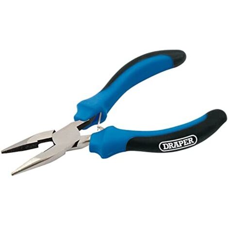 Draper 12538 - Mini pinza a punte lunghe con impugnatura morbida