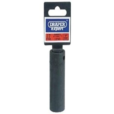 Draper 12739 Expert - Bussola a percussione profonda, attacco quadro da 1/2", 12 mm