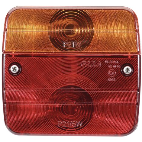 Draper 12V Rear Light Cluster (99671) - Square Tail Light Assembly for Automotive Use