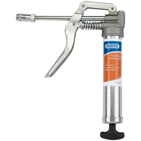 Draper 130cc Pistol-Type Grease Gun (Model 47810) for Efficient Lubrication