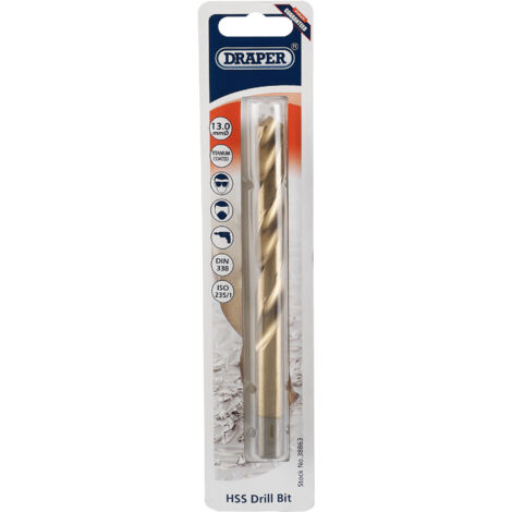 Draper 13.0mm HSS Titanium Drill Bit (38863)