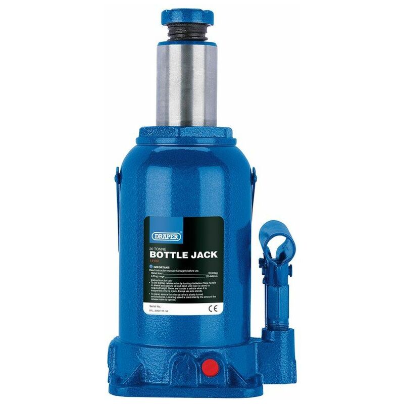 Draper - Hydraulic Bottle Jack (20 Tonne) (13103)