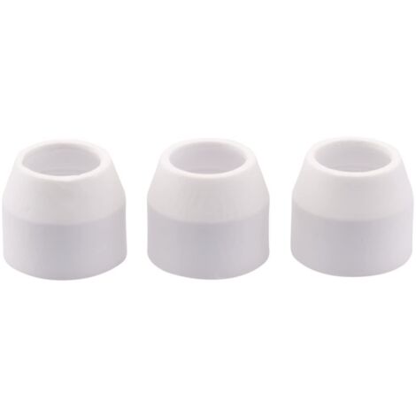 Draper 13453 Ceramic Shroud Set for Plasma Cutter Model 70058 – Pack of 3