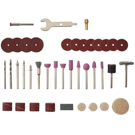 Draper 13540 Rotary Multi-Tool Accessory Set – 40-Piece Complete Kit for Versatile Cutting, Sanding, and Grinding Tasks