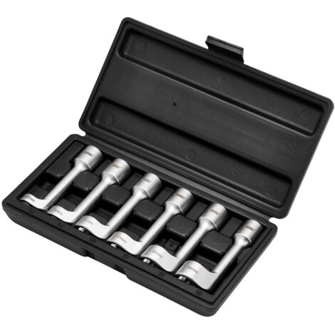 Draper 13603 Diesel Injector Line Socket Set – 6-Piece, 1/2" Square Drive for Diesel Injector Maintenance