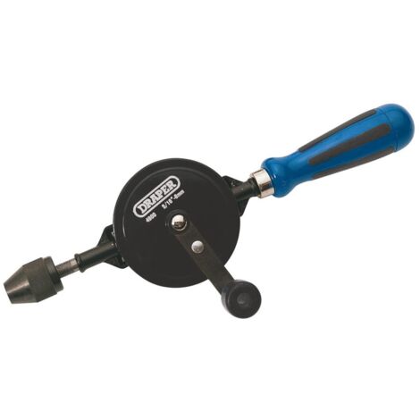 Draper 13838 - Trapano manuale a doppio pignone, 8 mm, mandrino da 3/8"