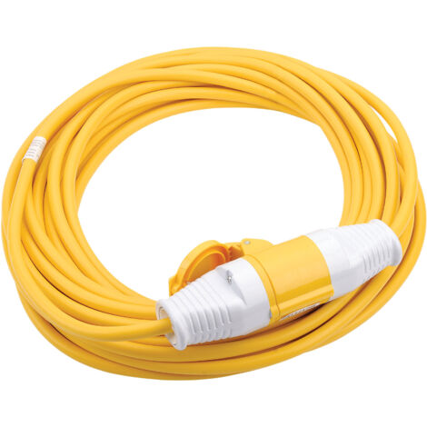Draper 14M (45ft) 110V Extension Cable with 2.5mm² Gauge, Plug and Socket, Model 17571